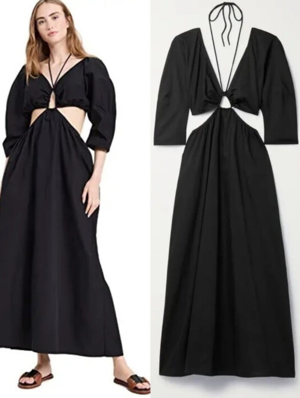 NWT Mara Hoffman Shaina Poplin Dress